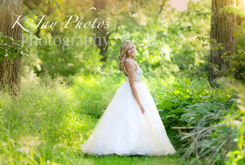 Prom dress senior pictures, Madison Wisconsin Photographer