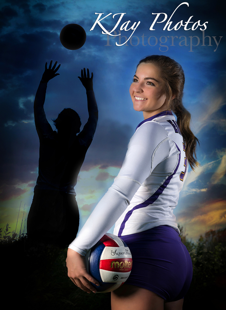 Unique girls volleyball senior pictures by K Jay Photos Photography